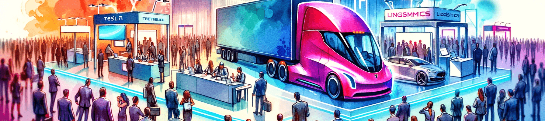 logstieke beursvloer met innovatieve technologische ontwikkelingen